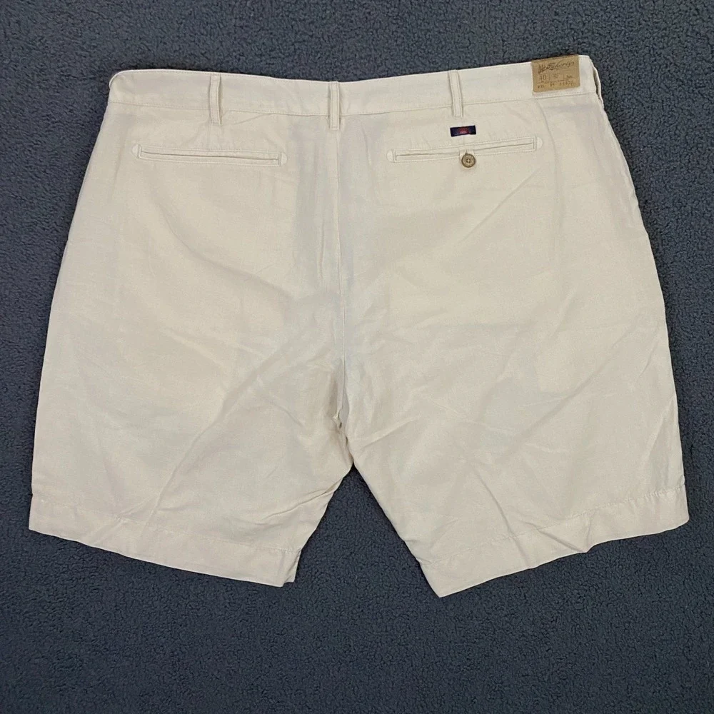 Faherty Malibu‎ Shorts Mens size 40 Cotton Linen Chino Beach Preppy Yacht NWT